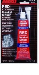 Герметик прокладка красный ABRO085-2